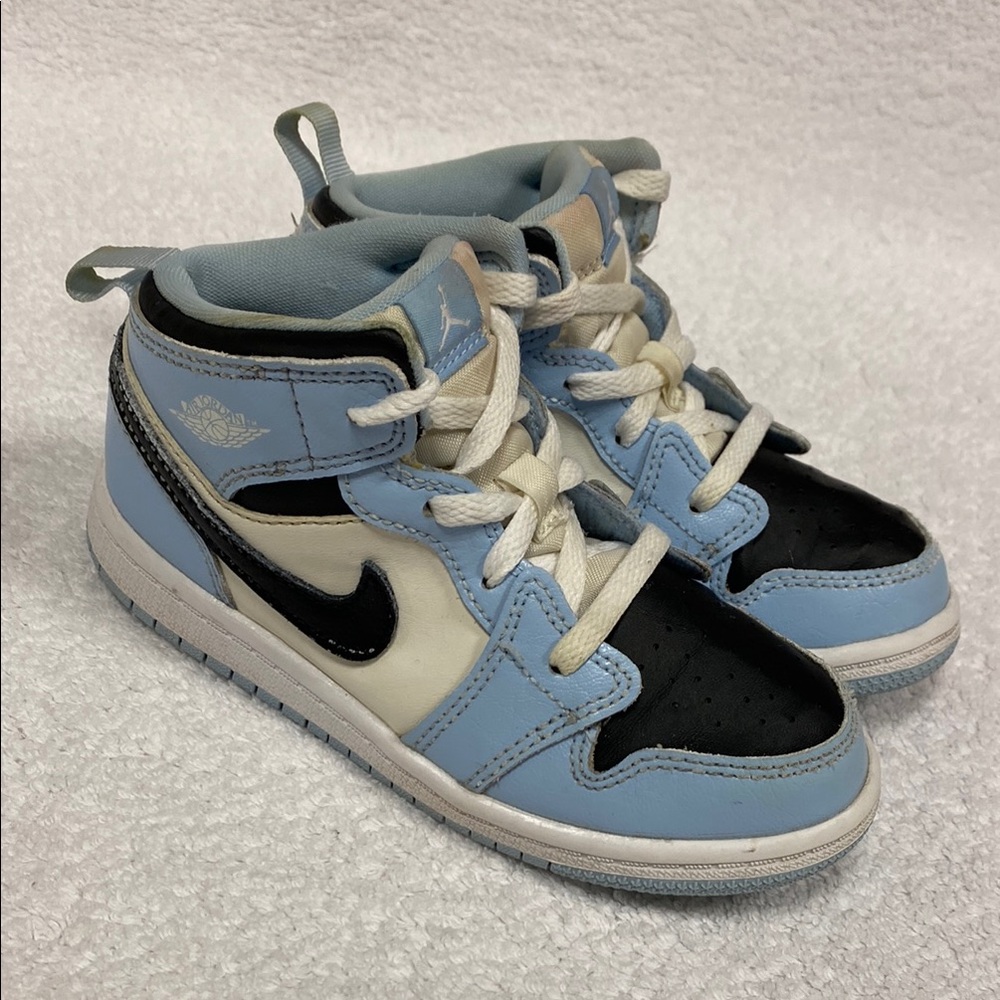Nike Air Jordan 1 Mid Ice Blue 644507-401 size 10c